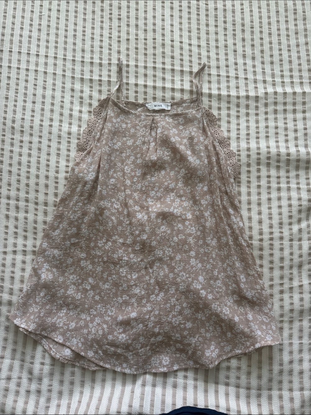 Floral Lace-Trim Cami